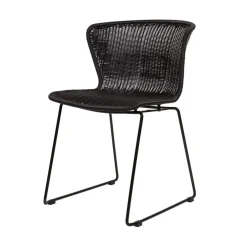 WOOOD Tuinstoelen|Wings Tuinstoel Zwart Set van 2