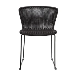 WOOOD Tuinstoelen|Wings Tuinstoel Zwart Set van 2