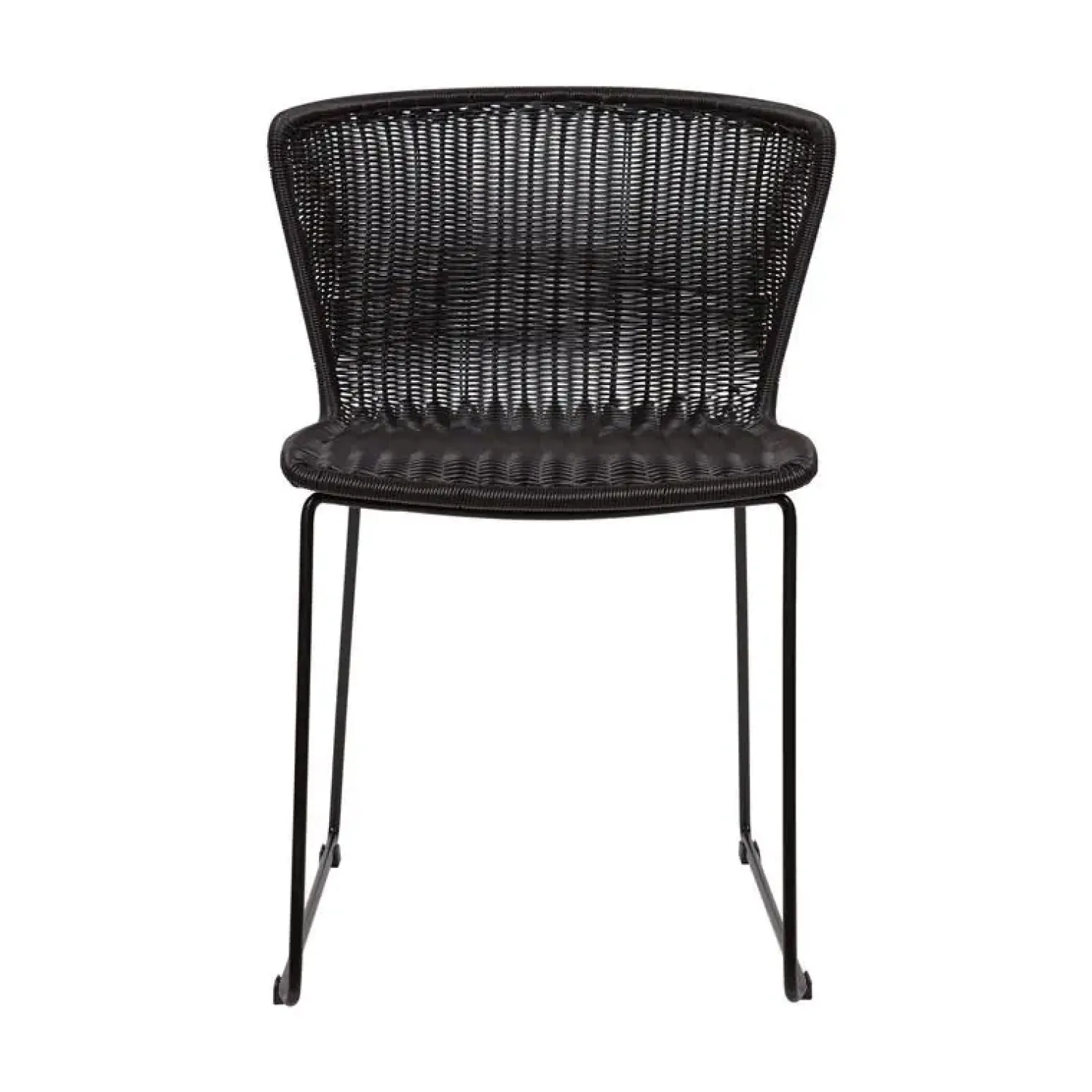 WOOOD Tuinstoelen|Wings Tuinstoel Zwart Set van 2