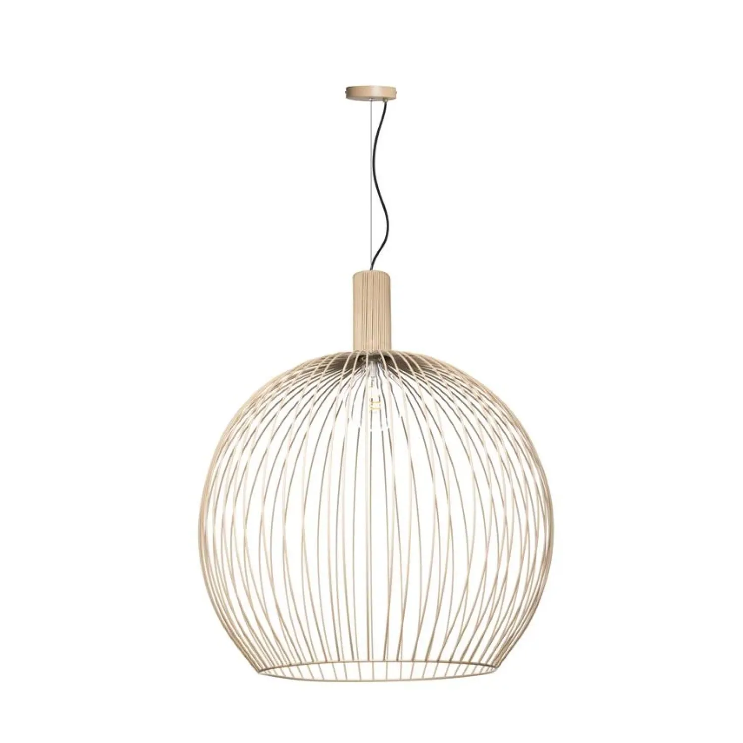 Trading Lighting Hanglampen|Wire 1-lichts hanglamp zand 70cm