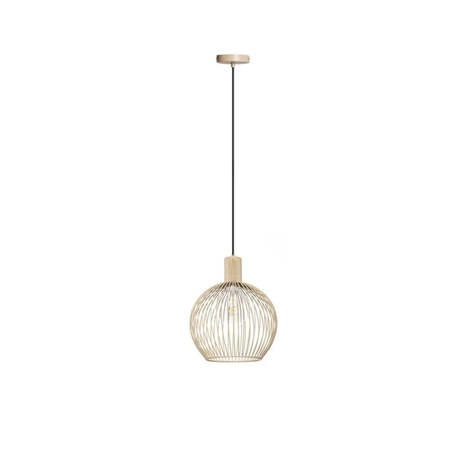 Trading Lighting Hanglampen|Wire 1-lichts hanglamp zand 30cm