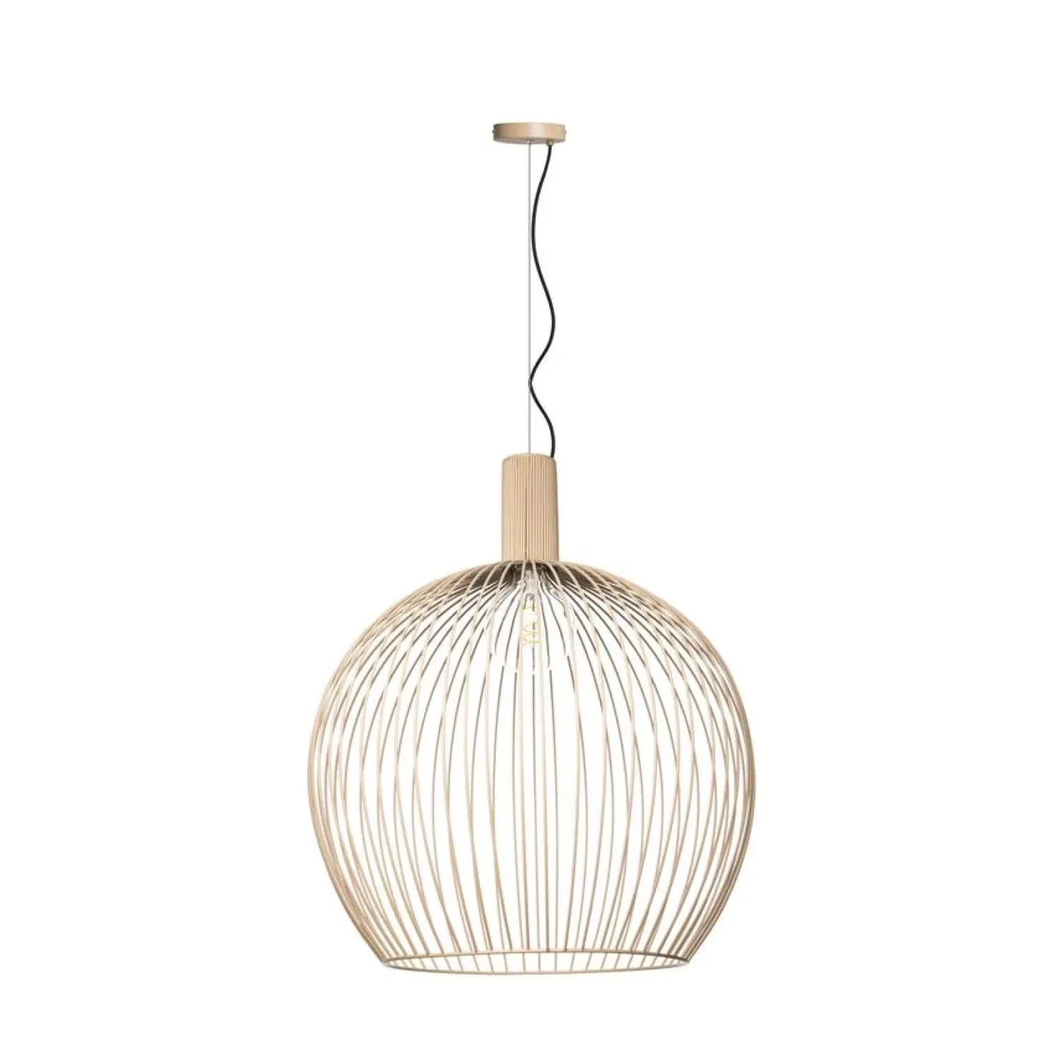 Trading Lighting Hanglampen|Wire 1-lichts hanglamp zand 60cm