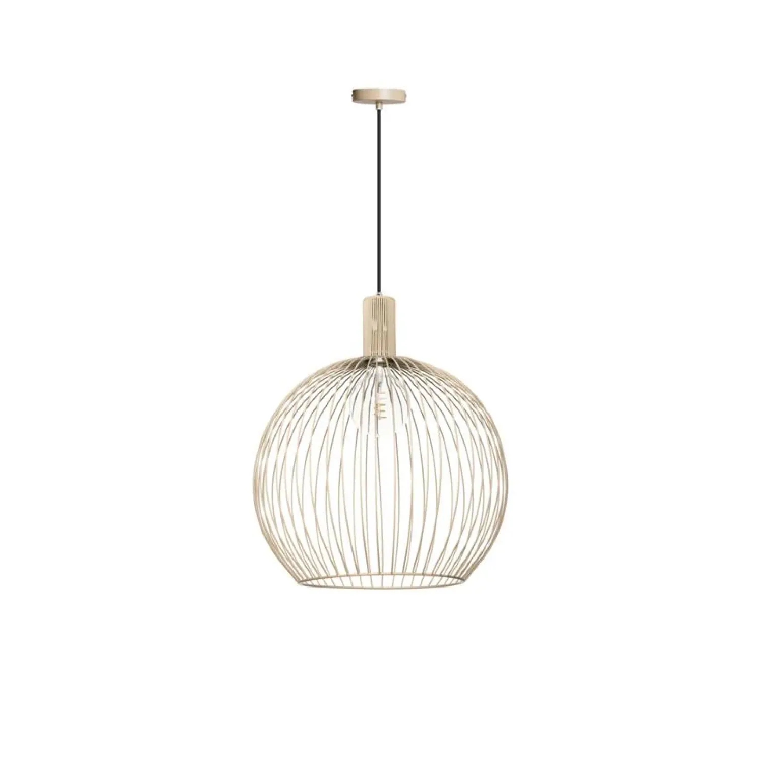 Trading Lighting Hanglampen|Wire 1-lichts hanglamp zand 50cm