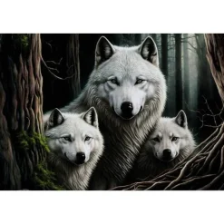 Cavetown Metalen Borden|Witte Wolven - metalen bord