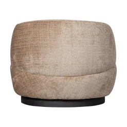 WOOOD Fauteuils|Woolly Draaifauteuil Chenille Zand