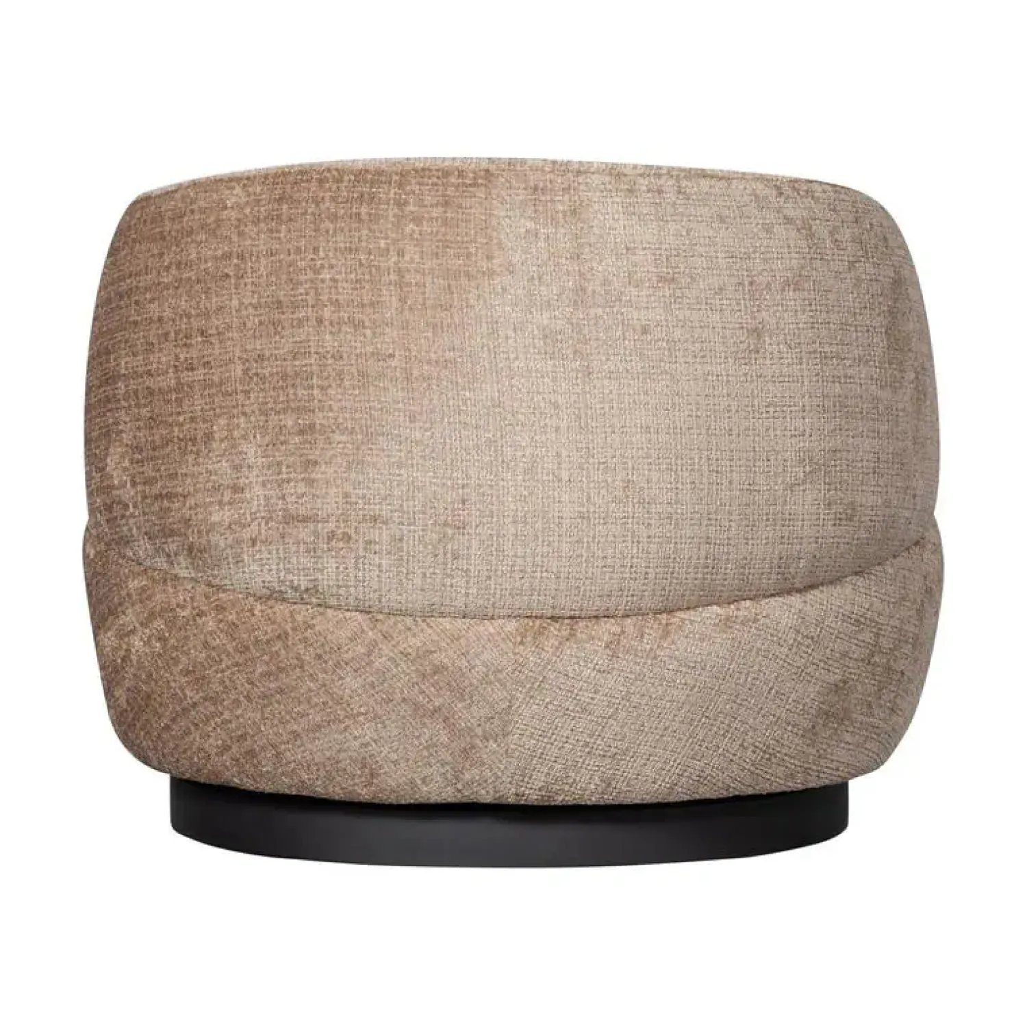 WOOOD Fauteuils|Woolly Draaifauteuil Chenille Zand