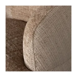 WOOOD Fauteuils|Woolly Draaifauteuil Chenille Zand