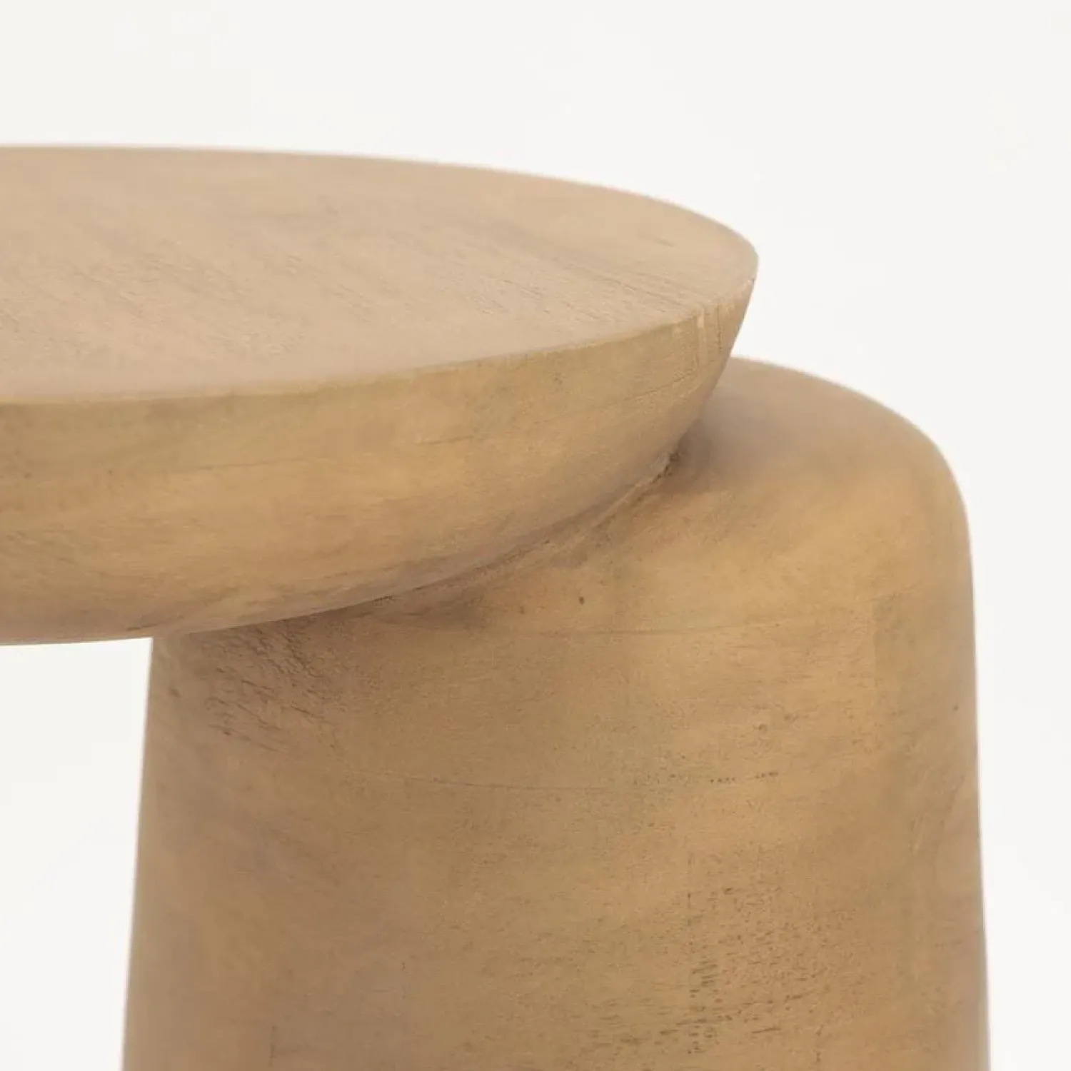By Boo Bijzettafels|Woomble Bijzettafel mangohout Naturel 40cm