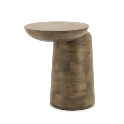 By Boo Bijzettafels|Woomble Bijzettafel mangohout Bruin 40cm