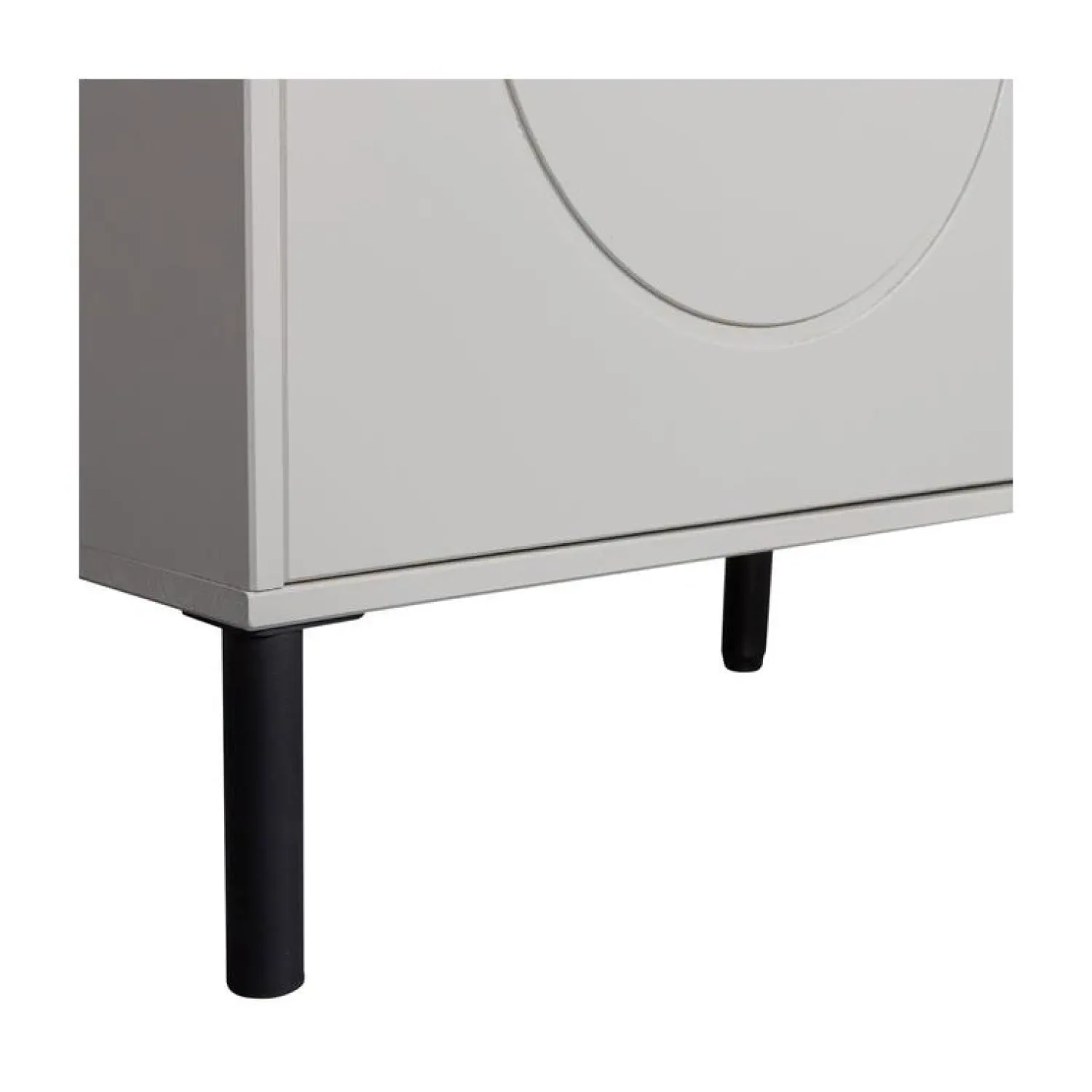 WOOOD Industriele Kasten|Kledingkasten|Xina Kledingkast Grenen Wolkengrijs 110cm