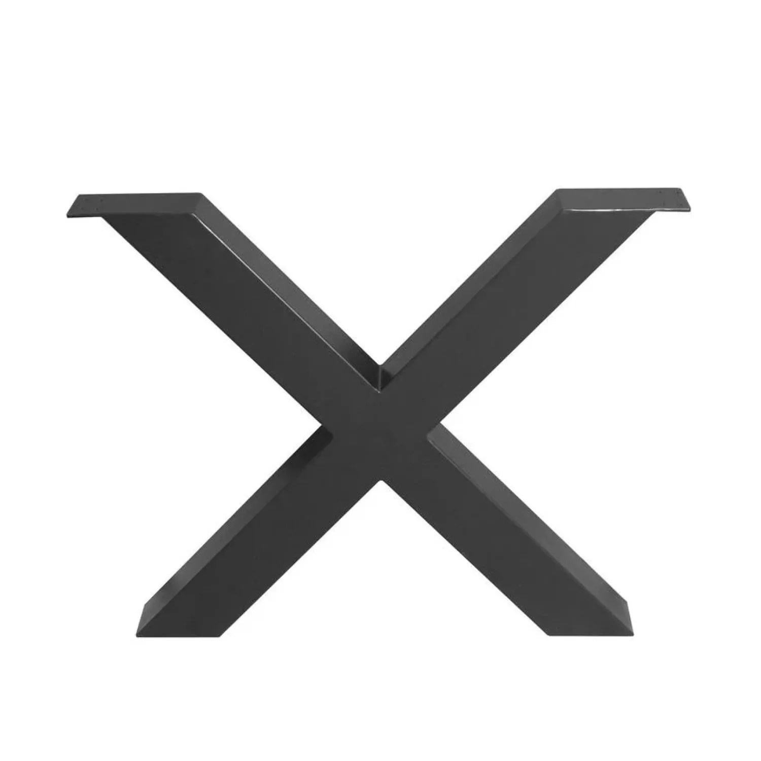 Furndea Onderstellen|X-Poot Los zwart metaal