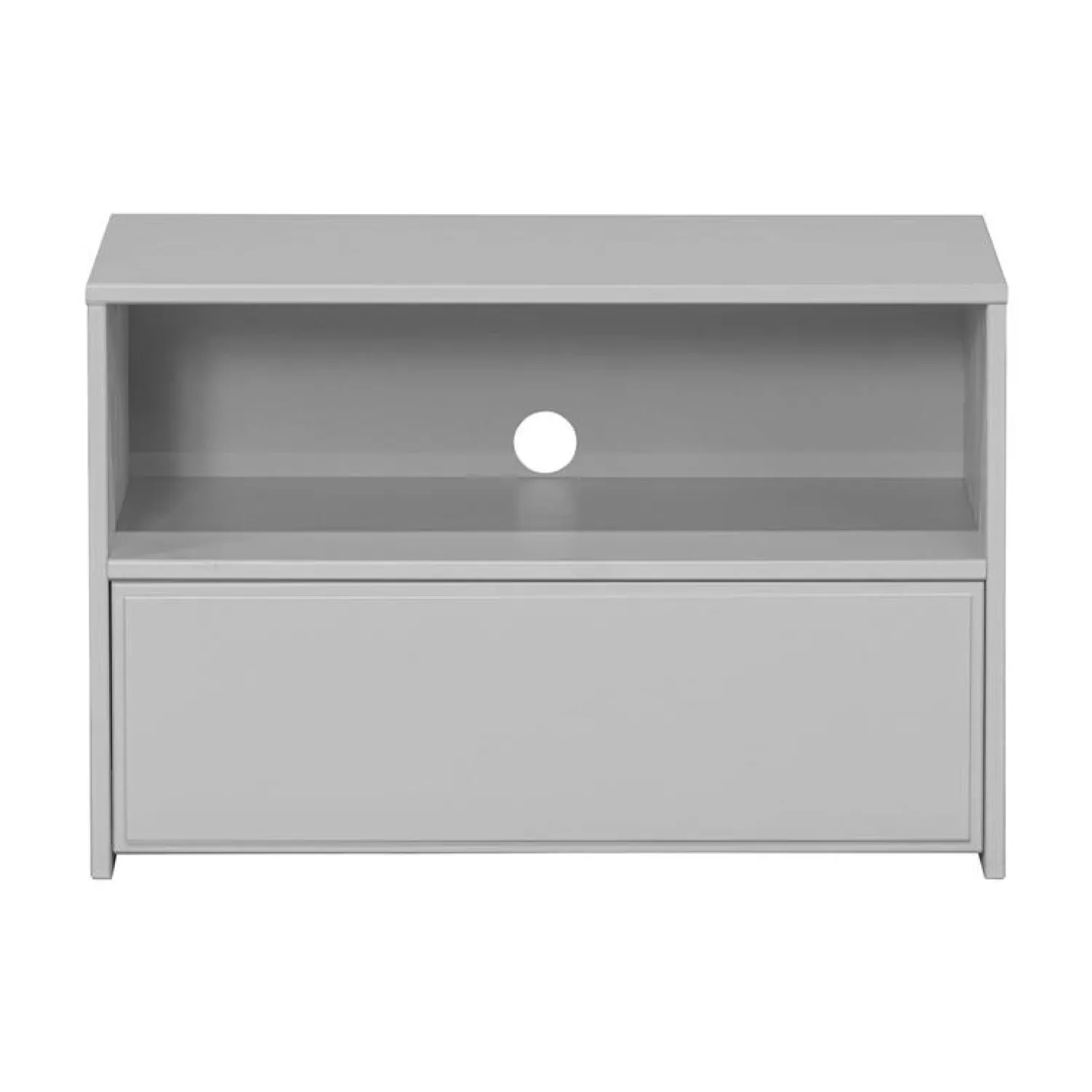 WOOOD Industriele Kasten|Tv Meubels|Yissa Tv meubel Grenen Wolkengrijs 70cm