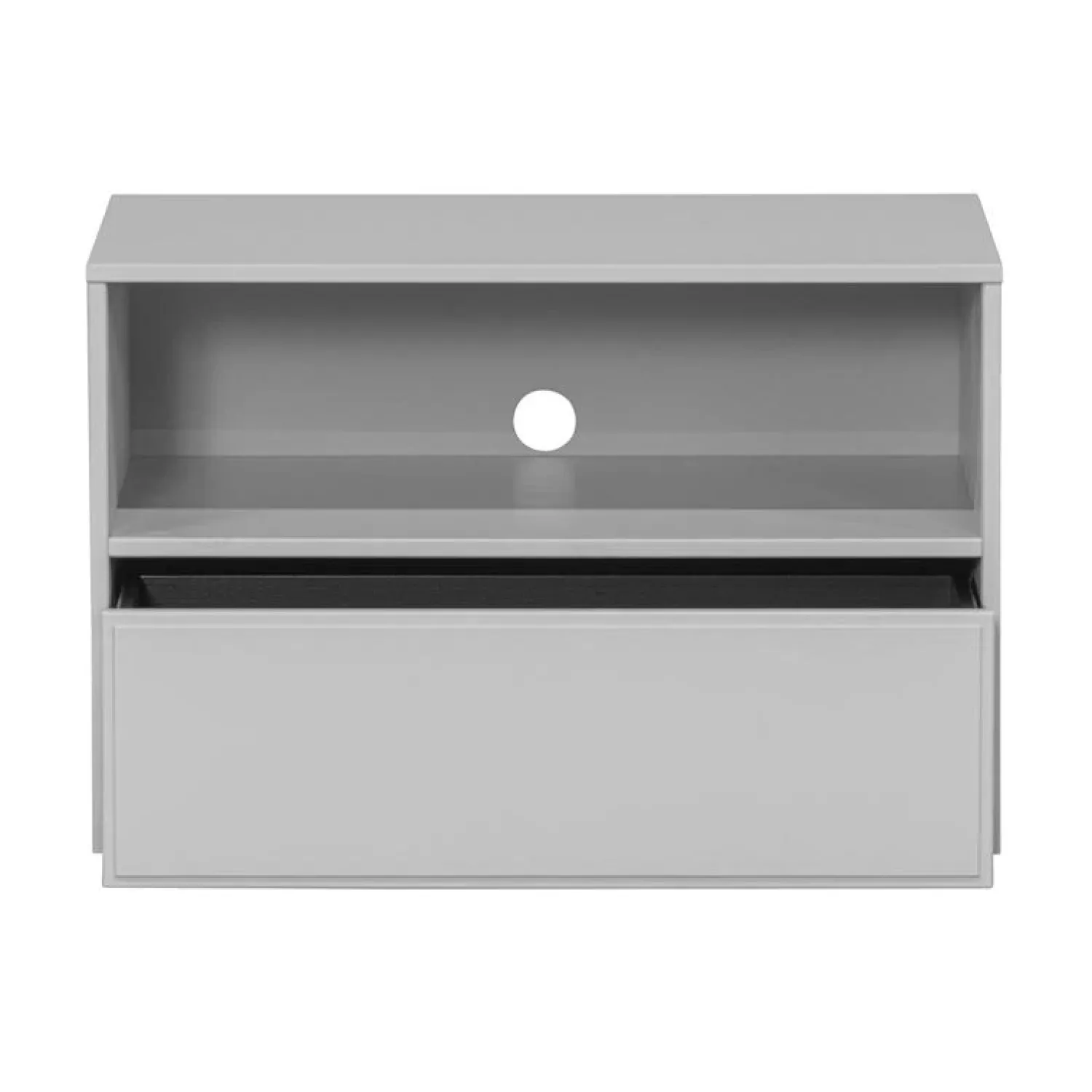 WOOOD Industriele Kasten|Tv Meubels|Yissa Tv meubel Grenen Wolkengrijs 70cm