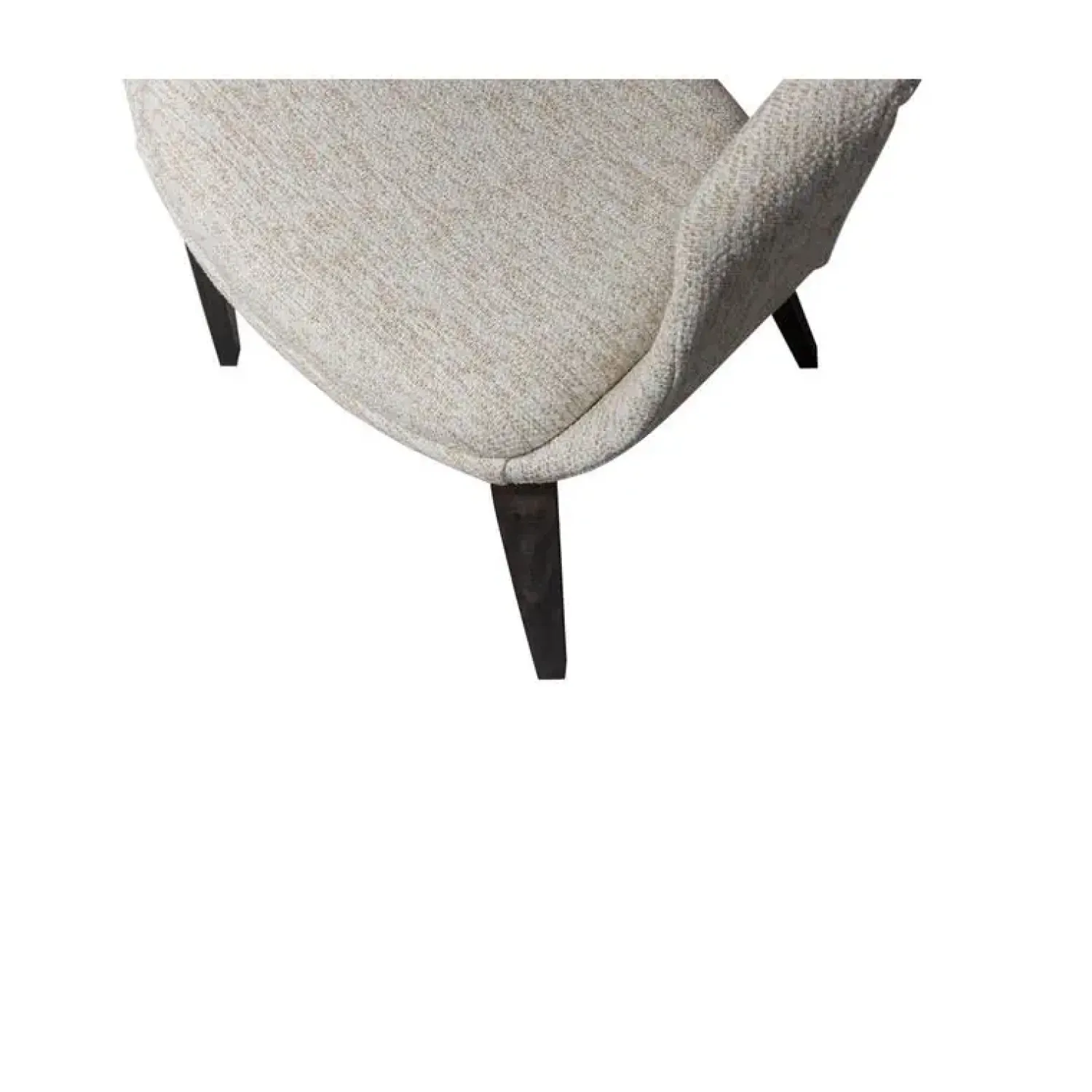 WOOOD Eetkamerstoelen|Yossi Eetkamerstoel naturel met houten poot donkerbruin