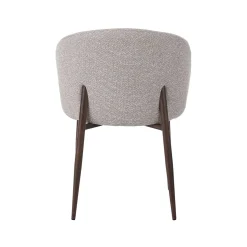 Label51 Eetkamerstoelen|Yuki Eetkamerstoel Naturel met walnoot poot