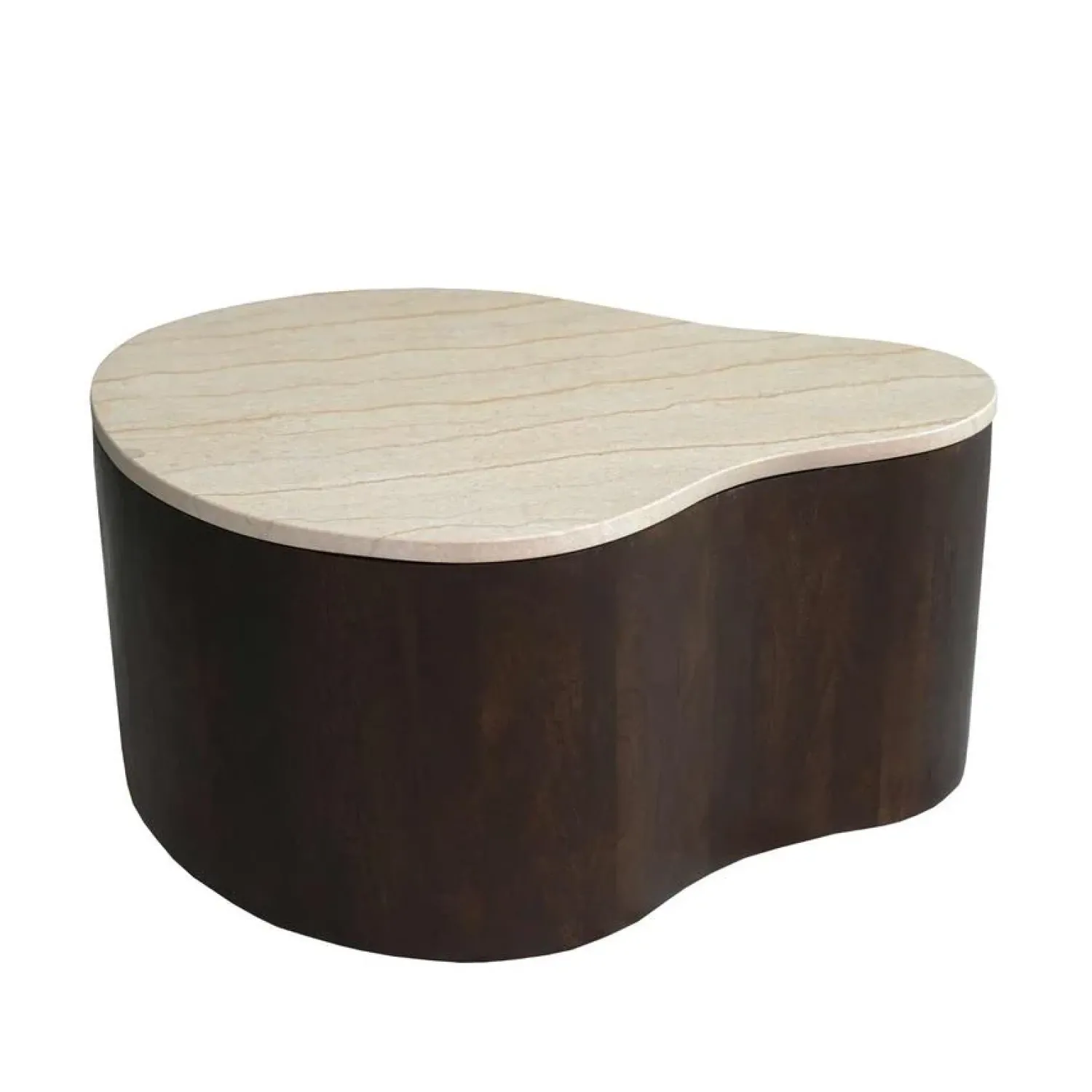 Furndea Salontafels|Yuko Salontafel marmer Walnoot 77cm