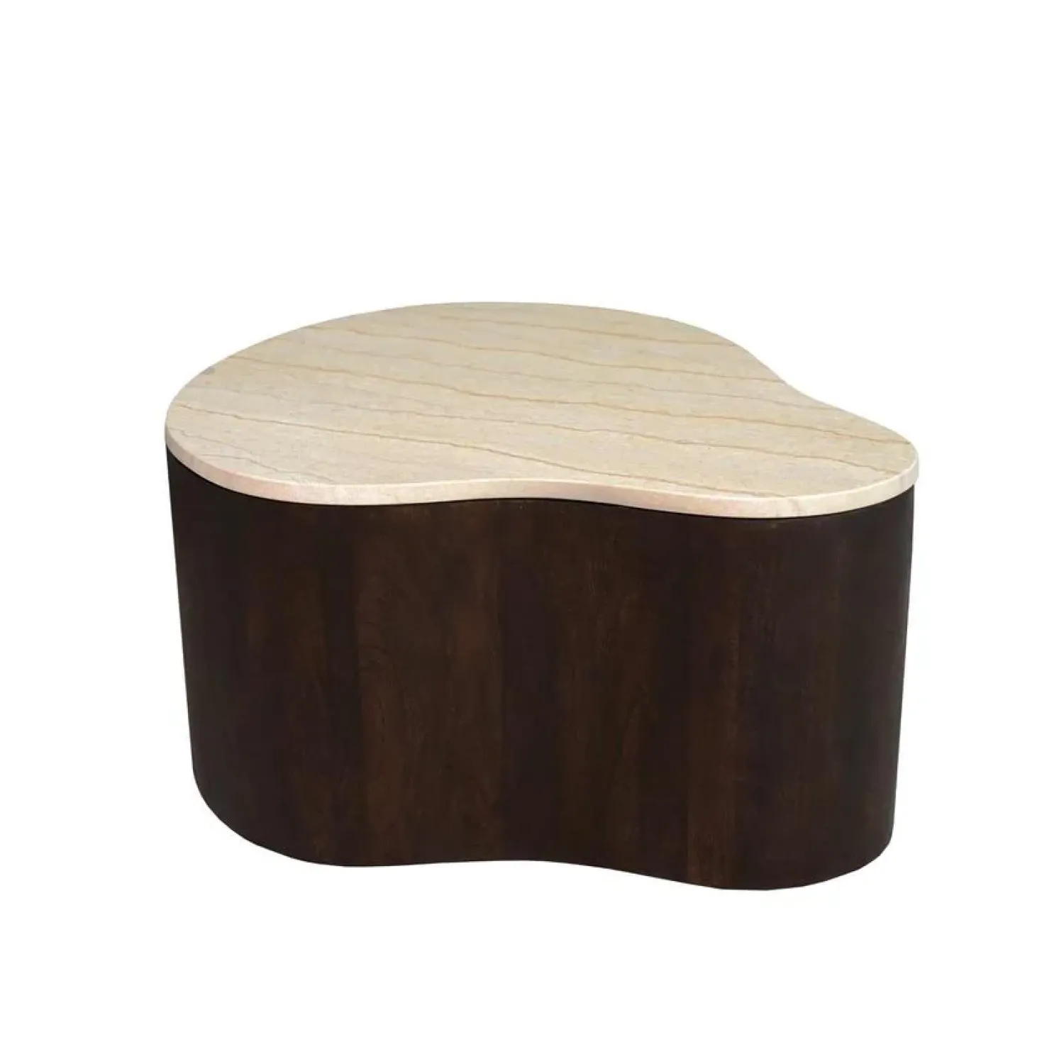 Furndea Salontafels|Yuko Salontafel marmer Walnoot 77cm
