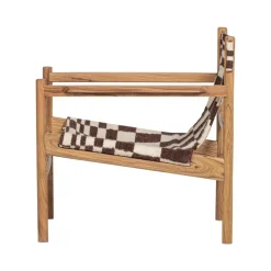 WOOOD Fauteuils|Zano Fauteuil Hout met patroon