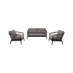 Lesli Living Loungeset|Zavi Loungeset grijs