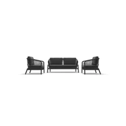 Lesli Living Loungeset|Zavi Loungeset grijs