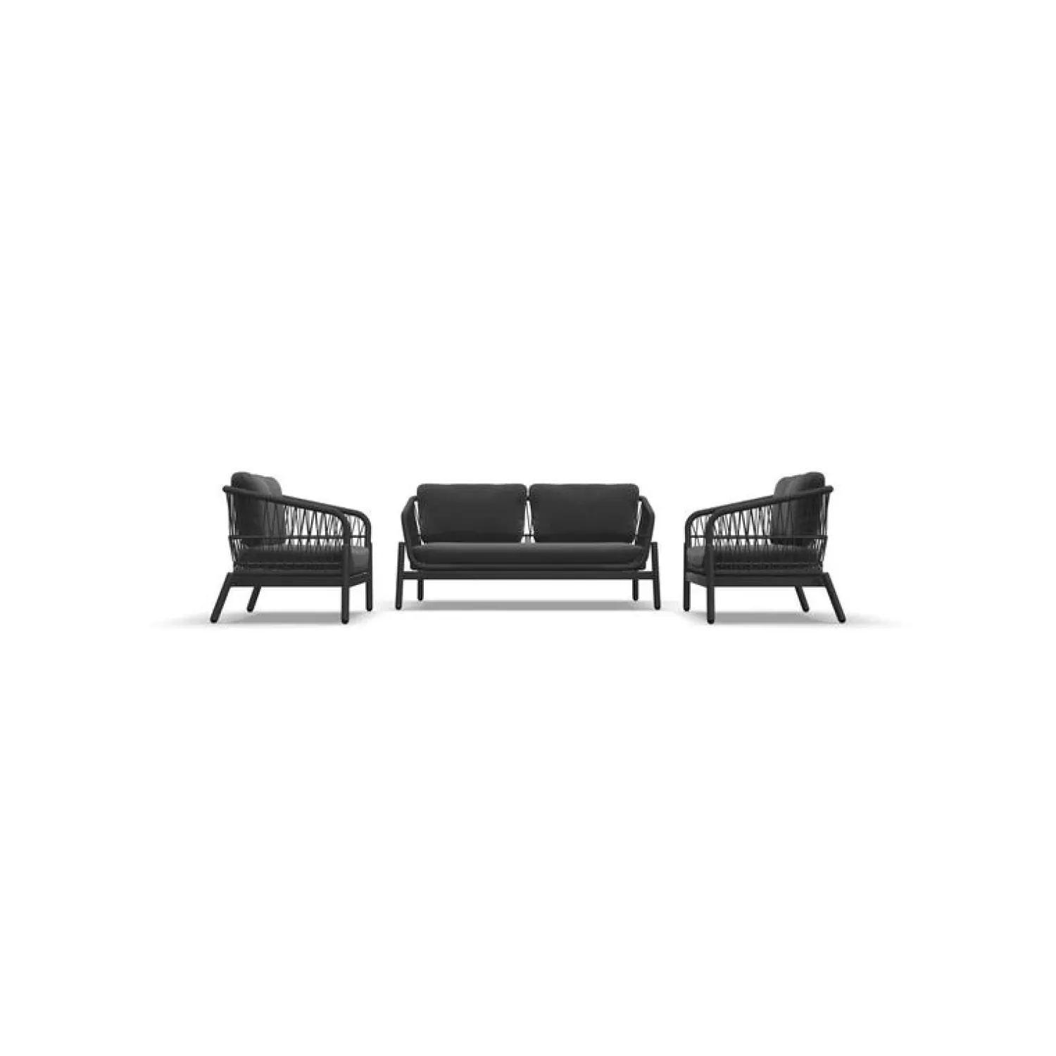 Lesli Living Loungeset|Zavi Loungeset grijs