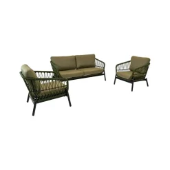 Lesli Living Loungeset|Zavi Loungeset groen