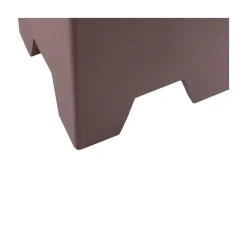 WOOOD Bijzettafels|Zina Bijzettafel Hoog Cement Bruin 36cm