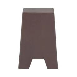 WOOOD Bijzettafels|Zina Bijzettafel Hoog Cement Bruin 36cm