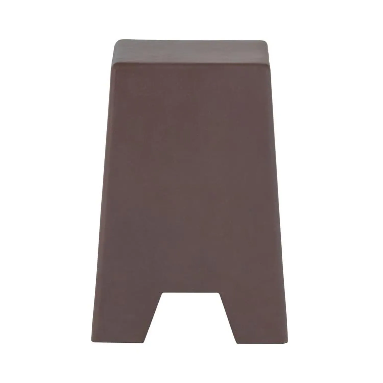 WOOOD Bijzettafels|Zina Bijzettafel Hoog Cement Bruin 36cm