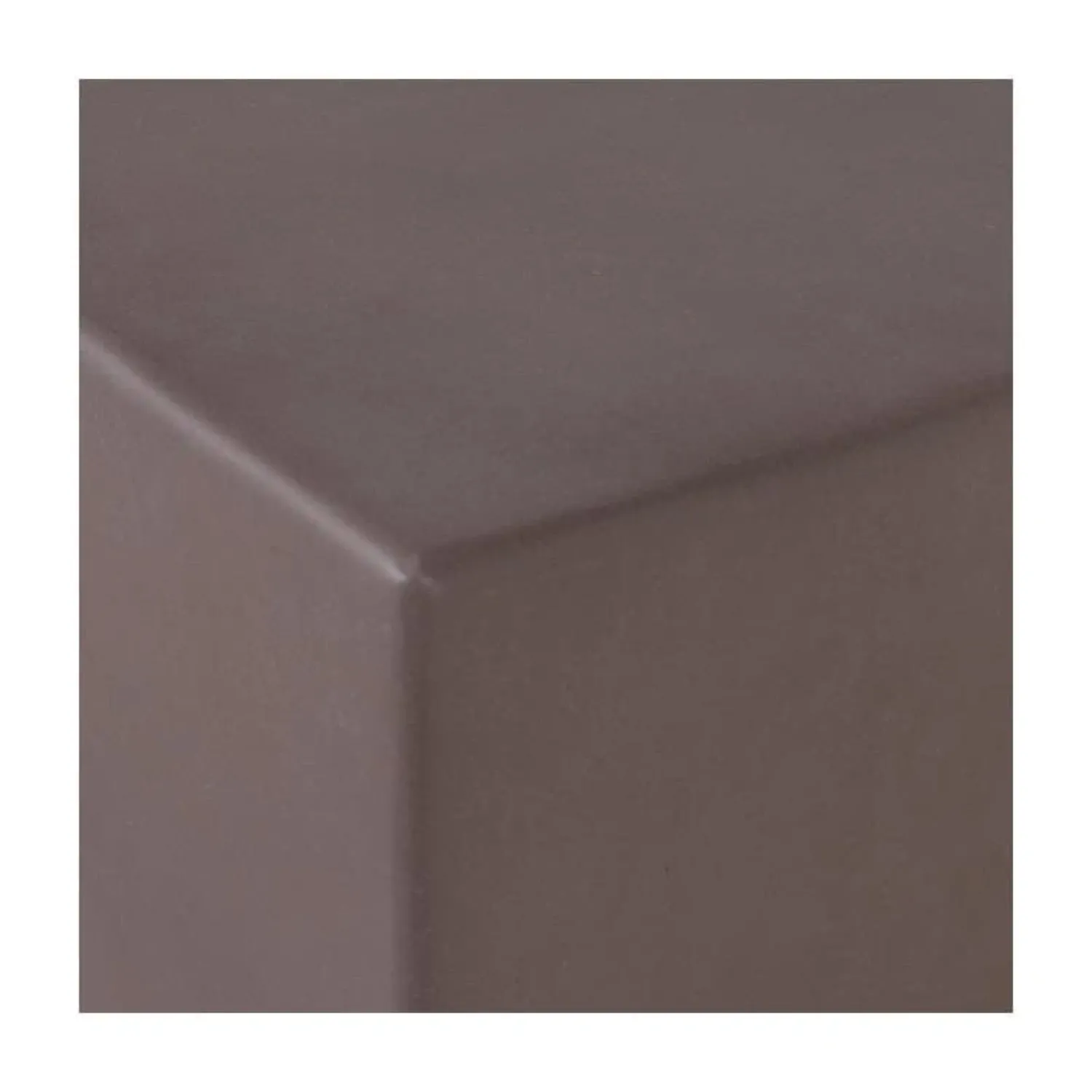 WOOOD Bijzettafels|Zina Bijzettafel Laag Cement Bruin 50cm
