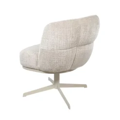 Mysons Eetkamerstoelen|Zion eetkamerfauteuil draaipoot Taupe