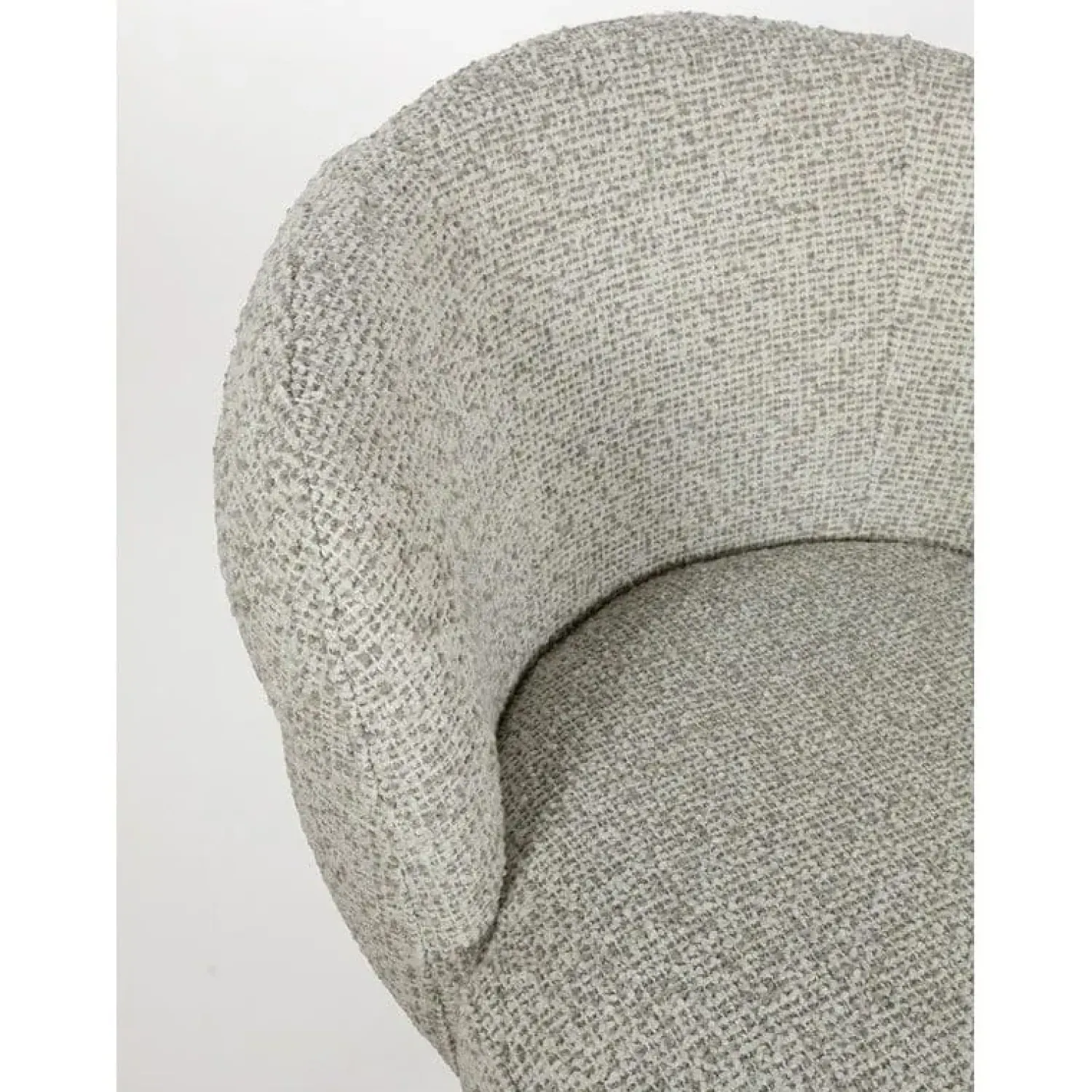 Mysons Eetkamerstoelen|Zion eetkamerfauteuil draaipoot Creme