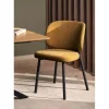 LykkeHome Eetkamerstoelen|Zoey Eetkamerstoel mosterd