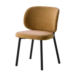 LykkeHome Eetkamerstoelen|Zoey Eetkamerstoel mosterd