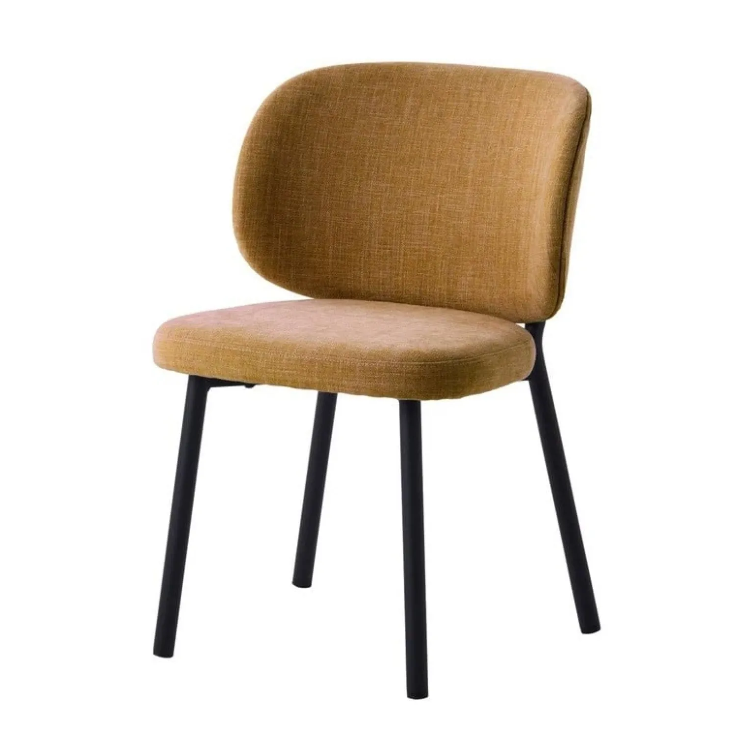 LykkeHome Eetkamerstoelen|Zoey Eetkamerstoel mosterd