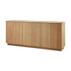 WOOOD Dressoirs|Industriele Kasten|Zuma Dressoir Eikenfineer 200cm