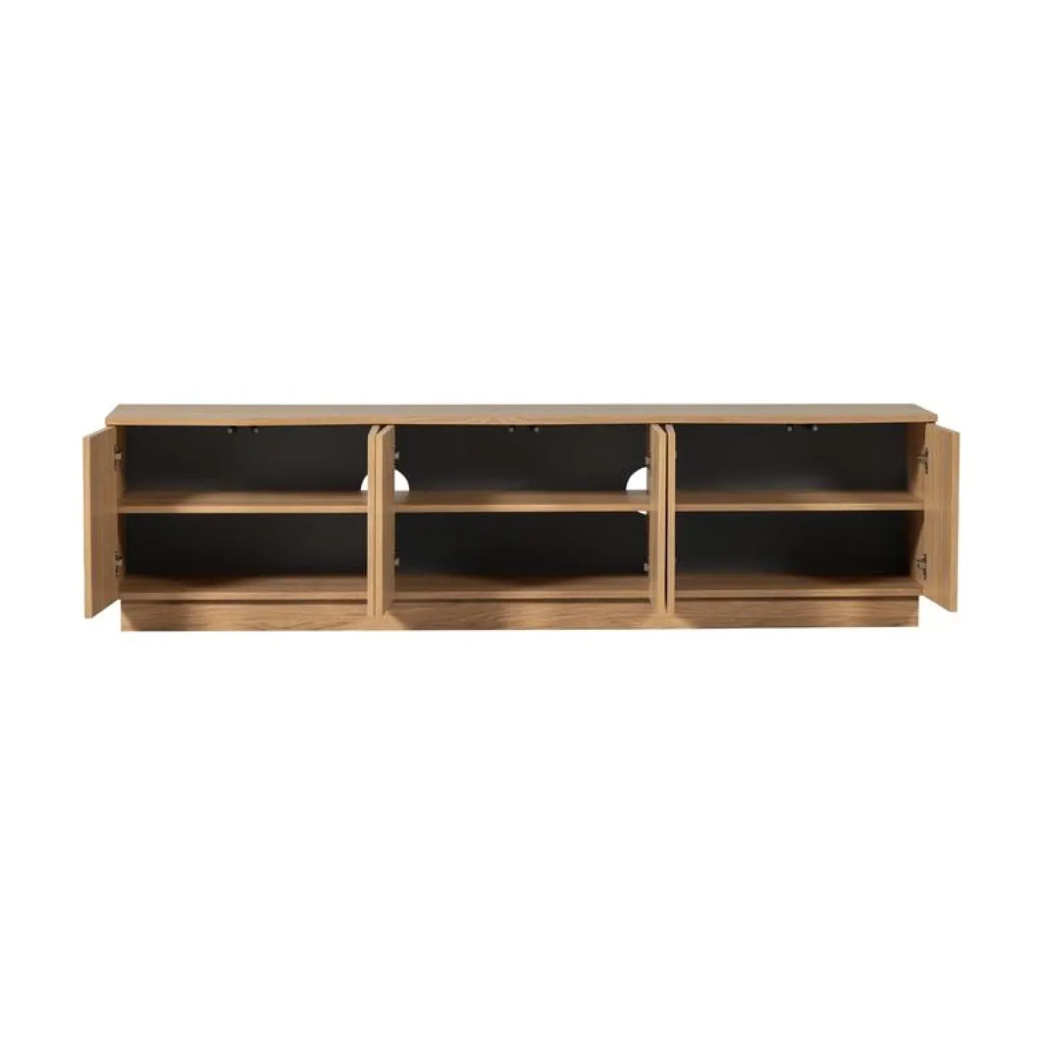 WOOOD Industriele Kasten|Tv Meubels|Zuma Tv meubel Eikenfineer 200cm