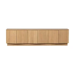 WOOOD Industriele Kasten|Tv Meubels|Zuma Tv meubel Eikenfineer 200cm