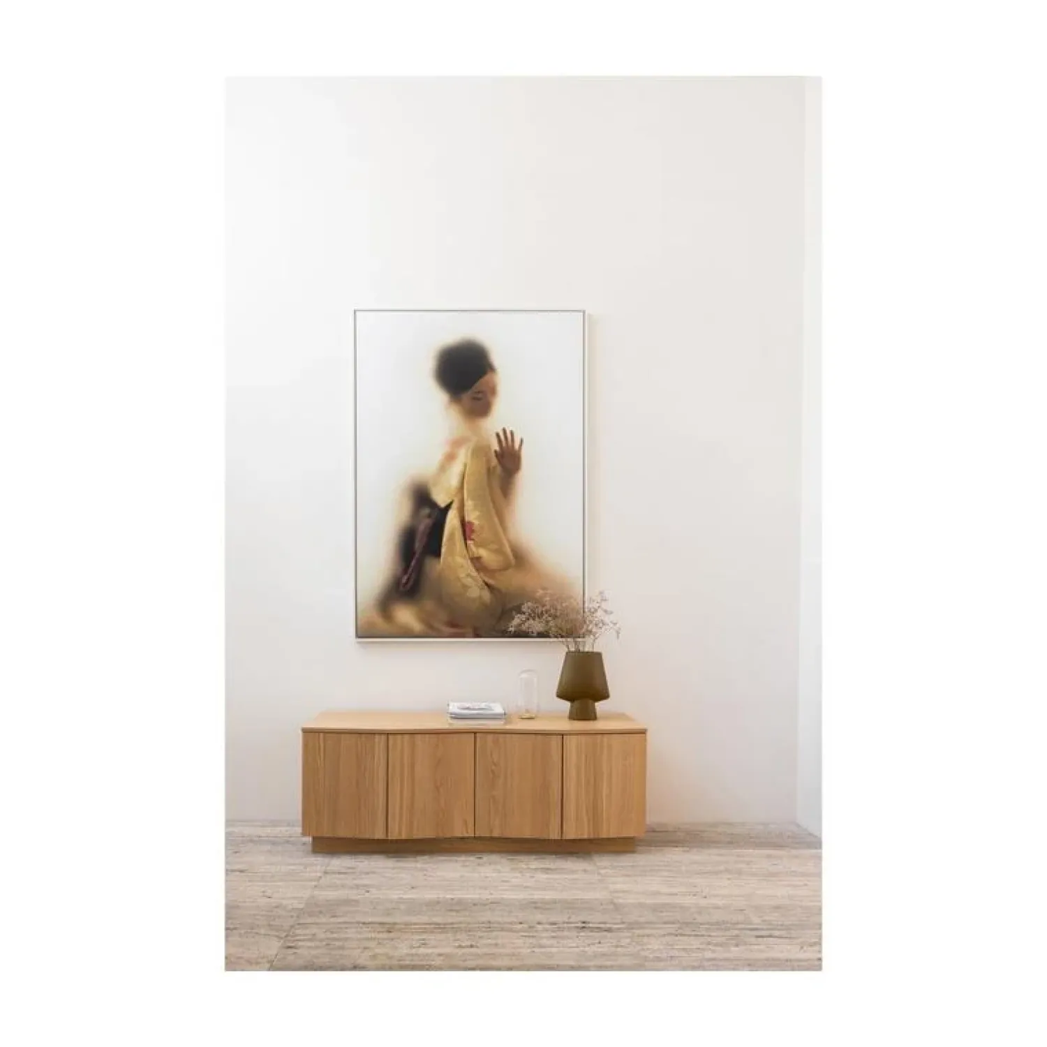 WOOOD Industriele Kasten|Tv Meubels|Zuma Tv meubel Eikenfineer 133cm