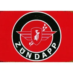 Cavetown Metalen Borden|Zundapp Logo Red - metalen bord
