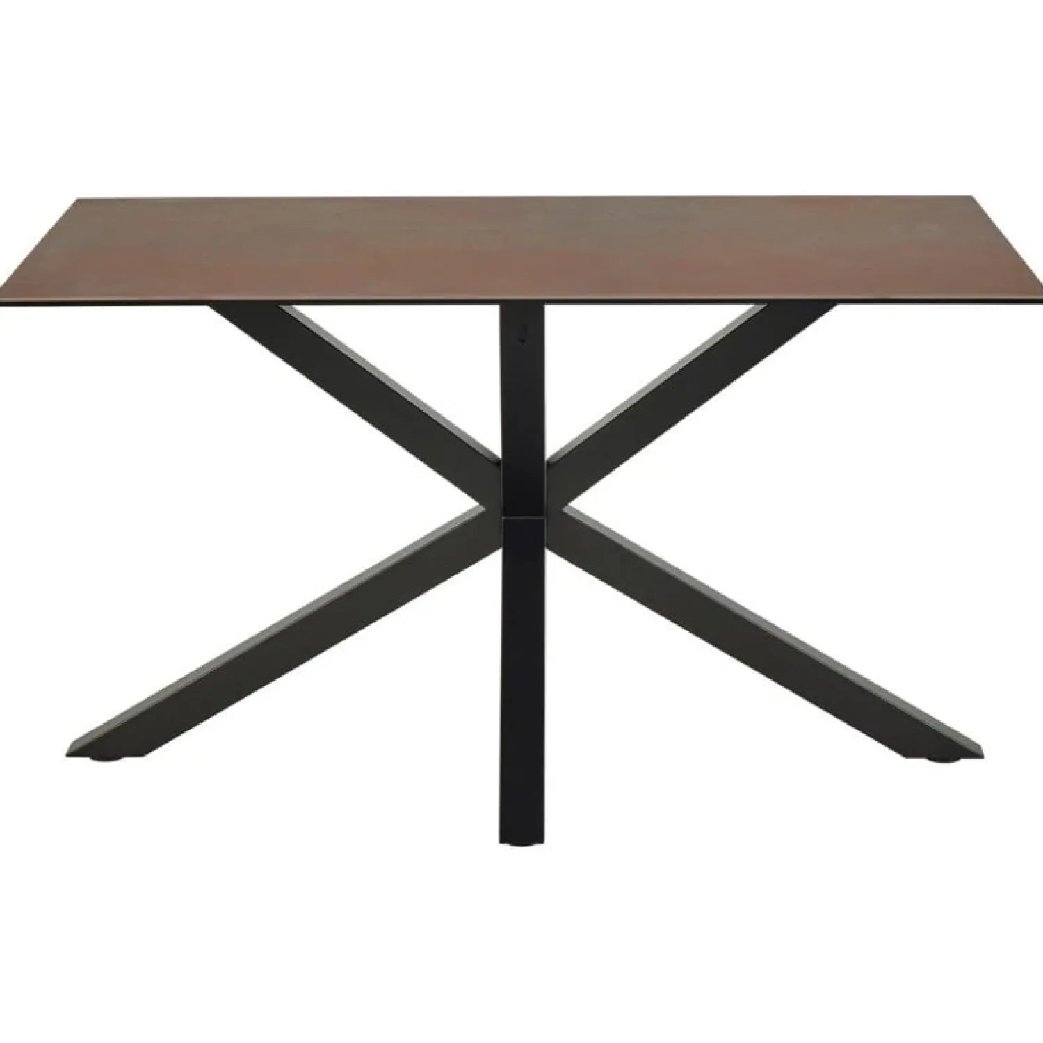 Nordhavn Eettafels|Zuvio Eettafel Bruin Keramiek 135cm