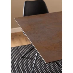 Nordhavn Eettafels|Zuvio Eettafel Bruin Keramiek 200cm