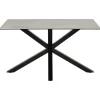 Nordhavn Eettafels|Zuvio Eettafel Grijs Keramiek 135cm