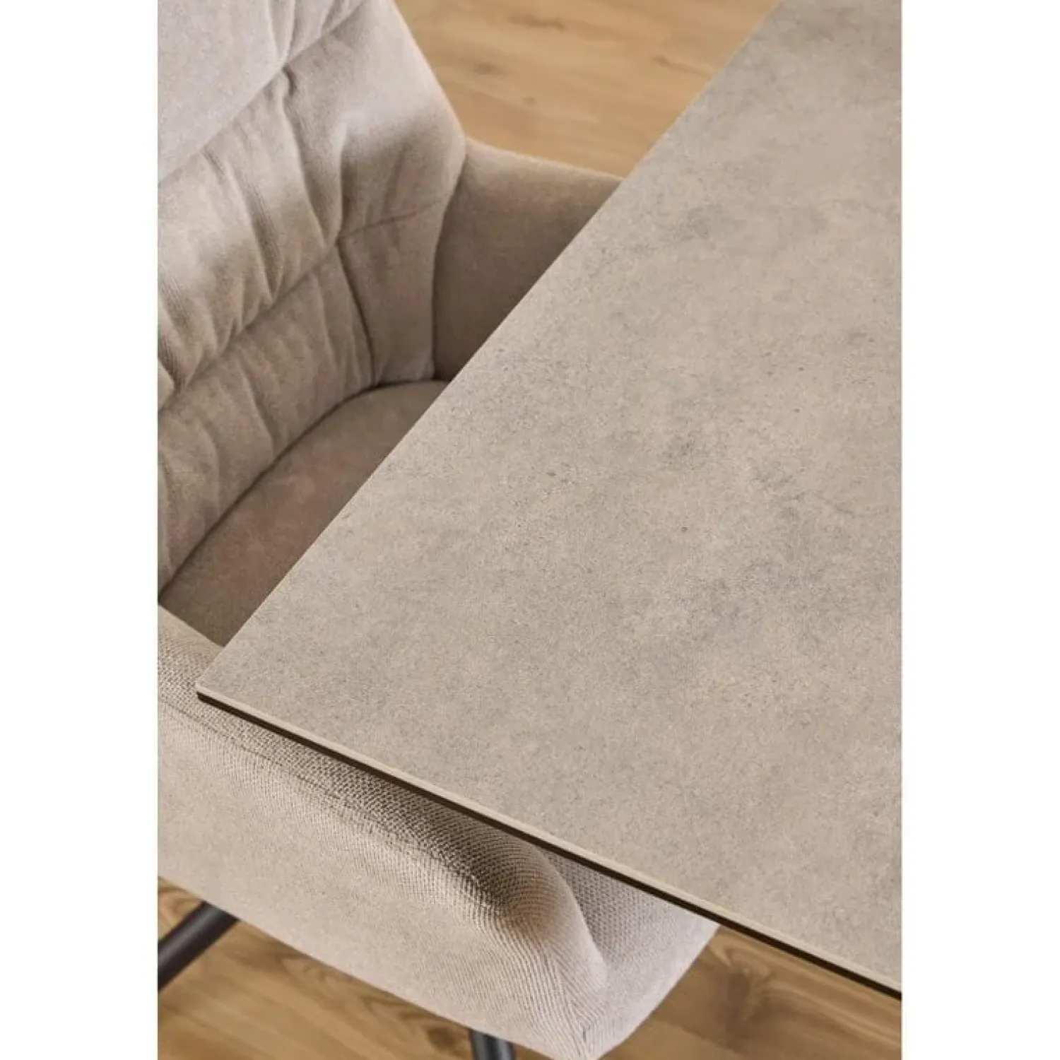 Nordhavn Eettafels|Zuvio Eettafel Grijs Keramiek 135cm