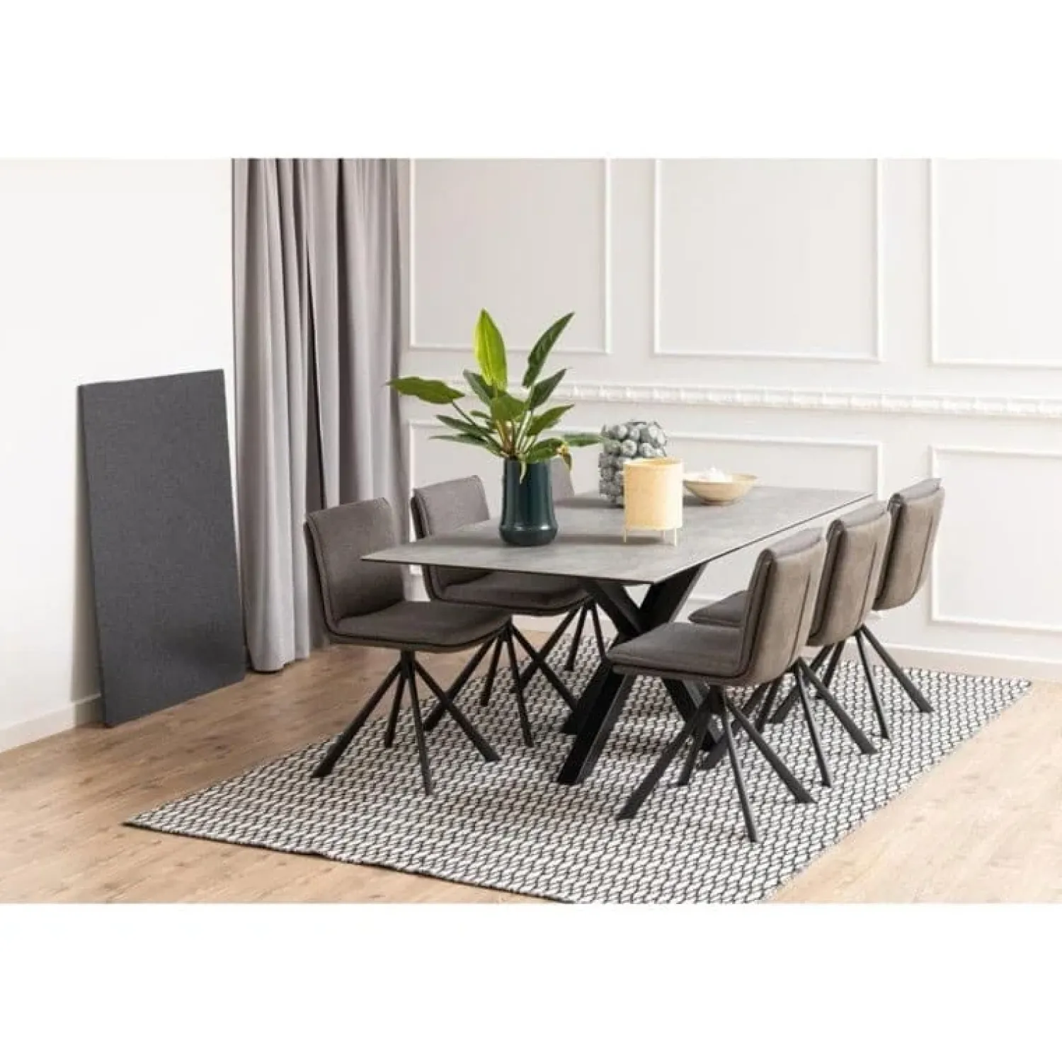 Nordhavn Eettafels|Zuvio Eettafel Grijs Keramiek 200cm