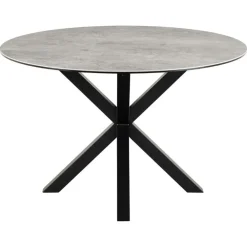 Nordhavn Eettafels|Zuvio Eettafel Rond Grijs Keramiek 120cm