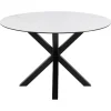 Nordhavn Eettafels|Zuvio Eettafel Rond Wit Keramiek 120cm