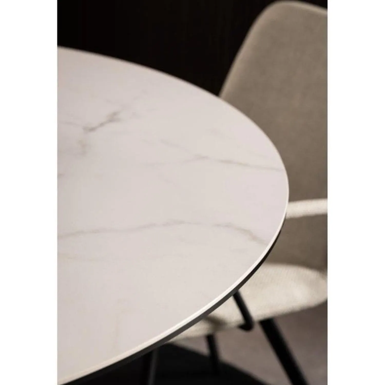 Nordhavn Eettafels|Zuvio Eettafel Rond Wit Keramiek 120cm