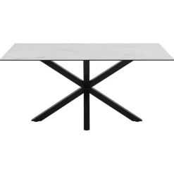 Nordhavn Eettafels|Zuvio Eettafel Wit Keramiek 160cm