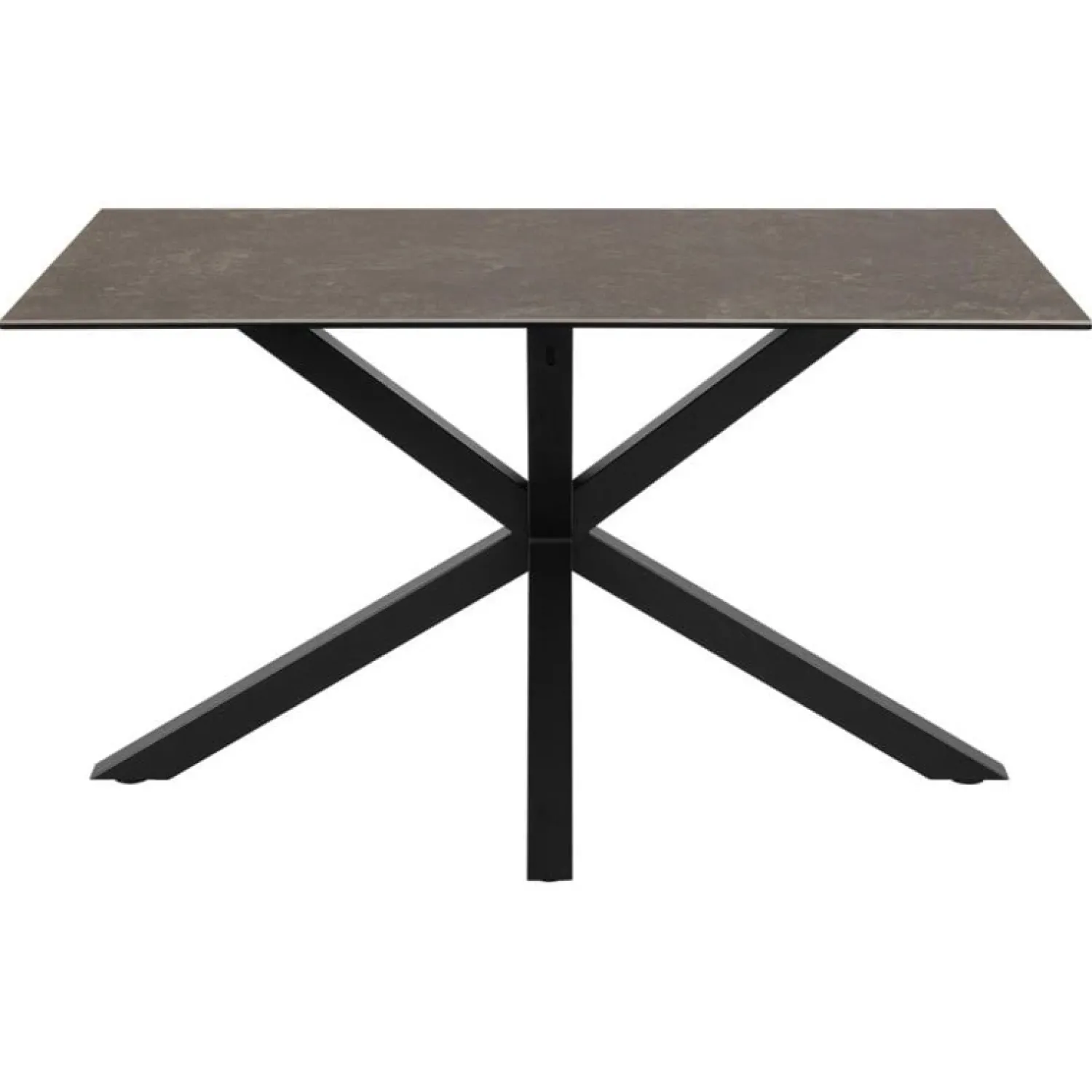 Nordhavn Eettafels|Zuvio Eettafel Zwart Keramiek 135cm